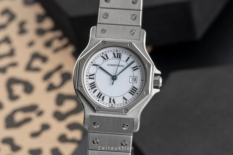 Cartier Santos steel automatic unisex 2965, 81037188 [2503897]