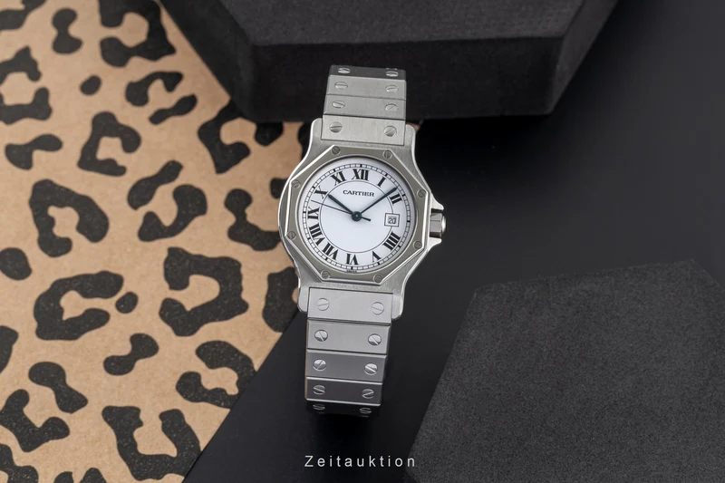 Cartier Santos steel automatic unisex 2965, 81037188 [2503897]