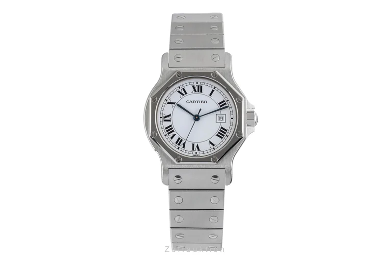 Cartier Santos steel automatic unisex 2965, 81037188 [2503897]