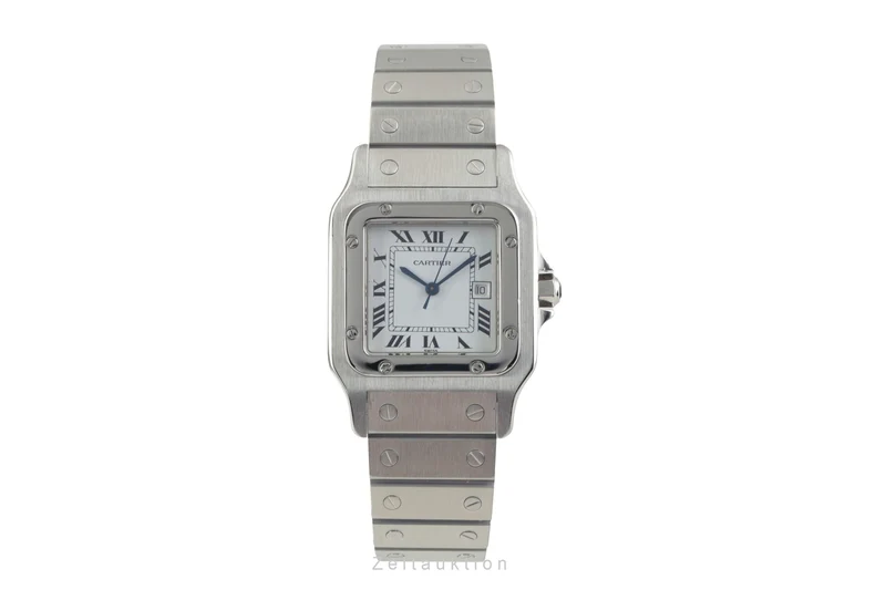 Cartier Santos steel automatic men's watch 2960 [2504220]