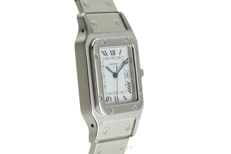 Cartier Santos steel automatic men's watch 2960 [2504220]