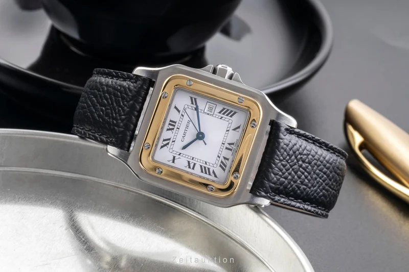 Cartier Santos steel / gold automatic men's watch 2961, 81036288 [2505035]