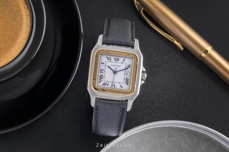 Cartier Santos steel / gold automatic men's watch 2961, 81036288 [2505035]