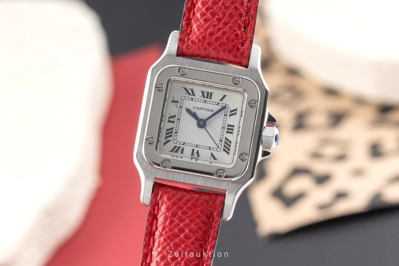 Cartier Santos steel automatic women's watch 0901 Vintage [2504264]