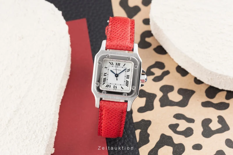 Cartier Santos steel automatic women's watch 0901 Vintage [2504264]