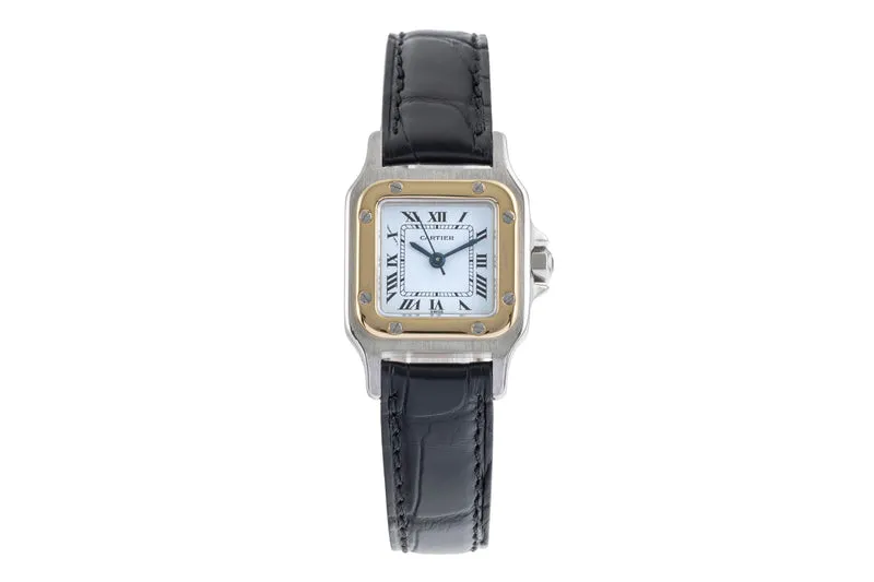 Cartier Santos steel / gold automatic women's watch 0902 [2503618]