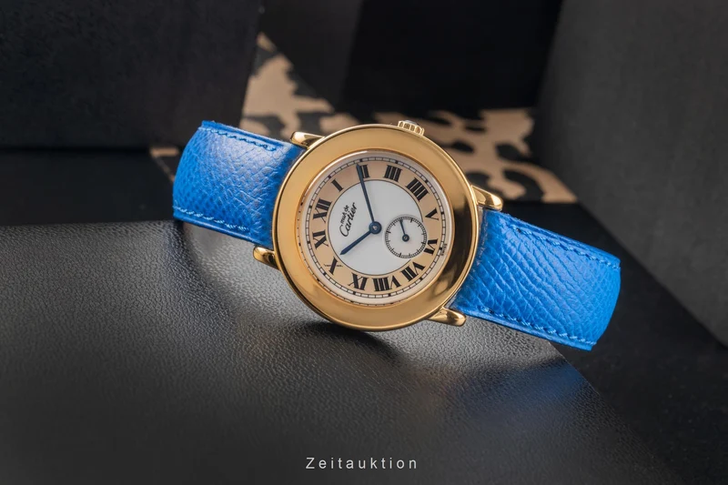 Cartier Ronde silver-gilt quartz men's watch W1006922, 1810 1 [2503767]