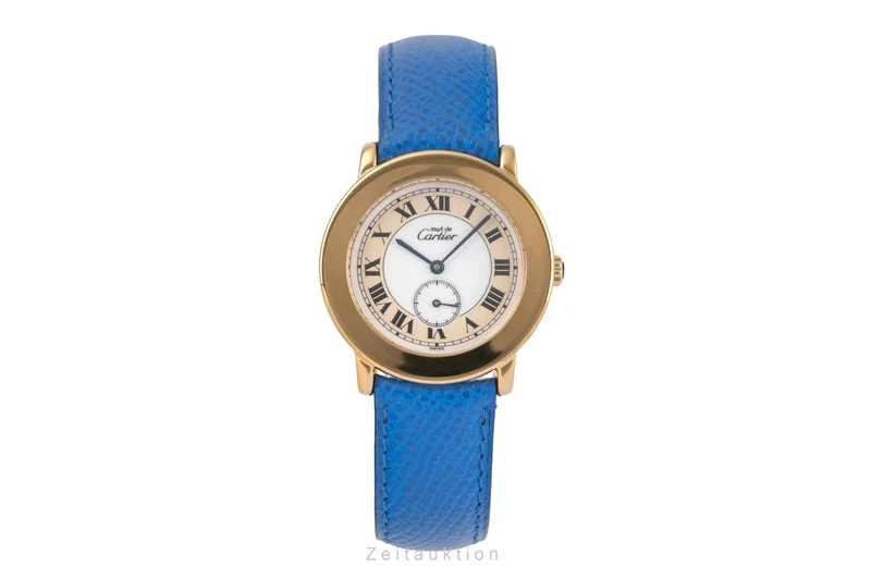 Cartier Ronde silver-gilt quartz men's watch W1006922, 1810 1 [2503767]