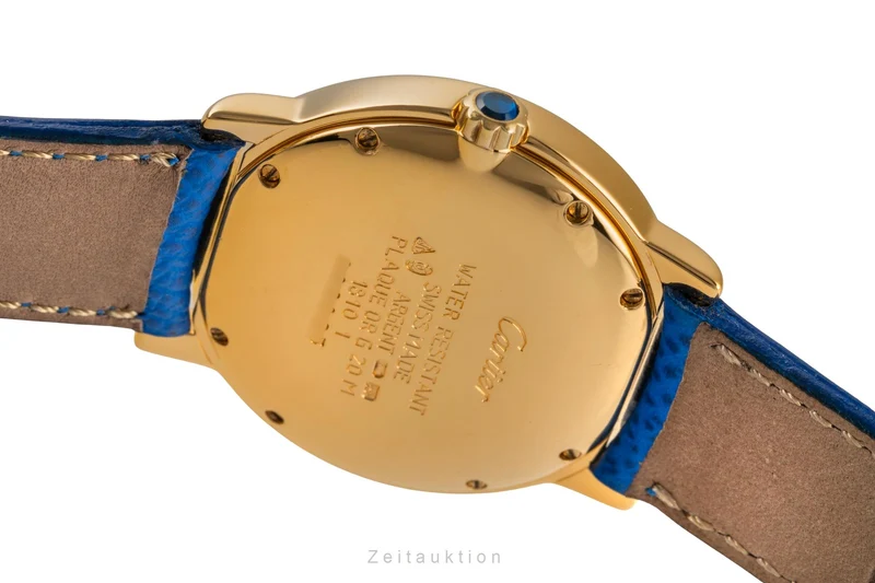 Cartier Ronde silver-gilt quartz men's watch W1006922, 1810 1 [2503767]