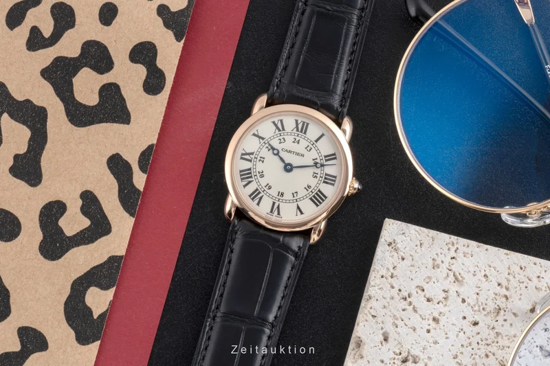 Cartier Ronde Louis 18 ct red gold quartz women's watch W6800151, 2886 [2504430]