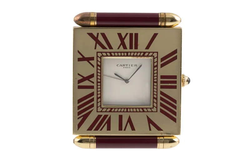 Cartier Pendulette gilt-brass quartz unisex [2504165]