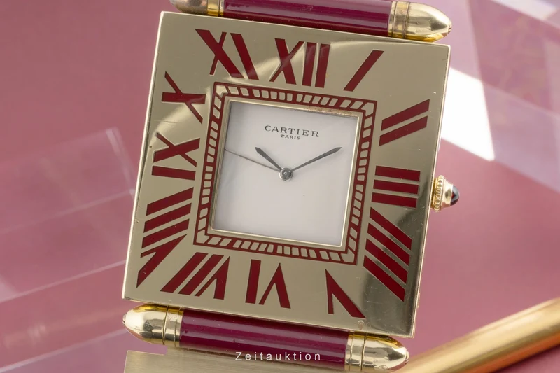 Cartier Pendulette gilt-brass quartz unisex [2504165]