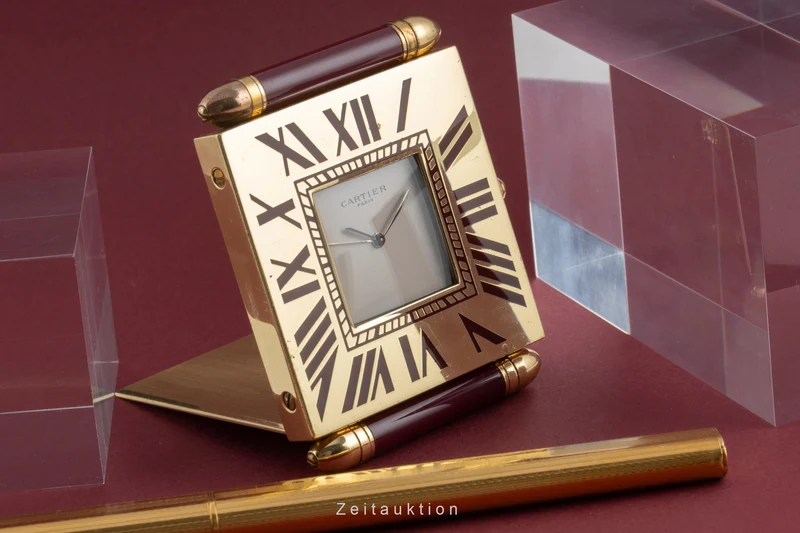Cartier Pendulette gilt-brass quartz unisex [2504165]