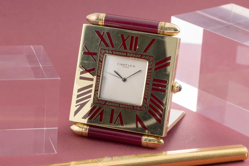 Cartier Pendulette gilt-brass quartz unisex [2504165]