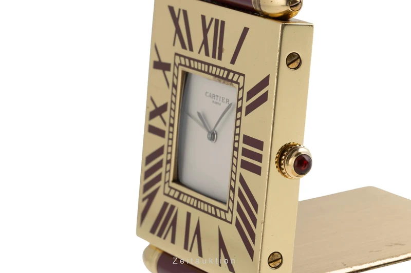 Cartier Pendulette gilt-brass quartz unisex [2504165]