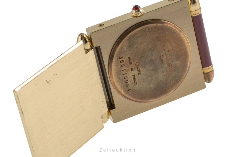 Cartier Pendulette gilt-brass quartz unisex [2504165]