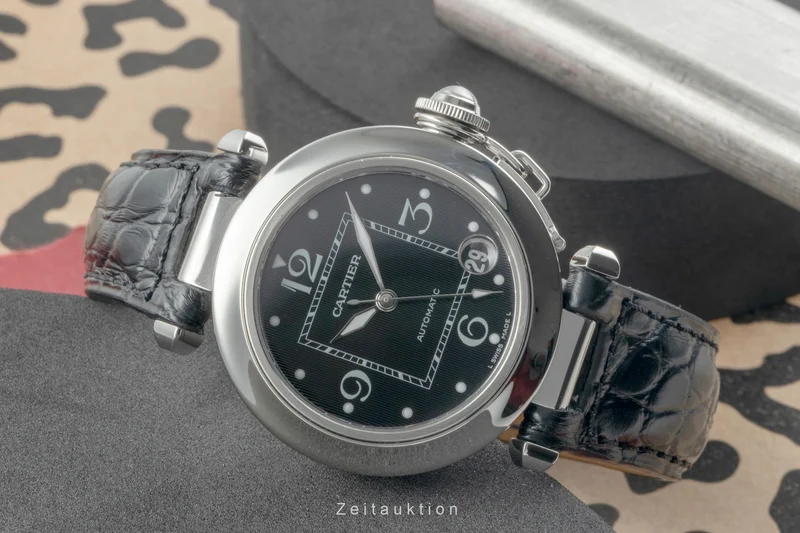 Cartier Pasha steel automatic men's watch W3106099, 2324 [2504655]