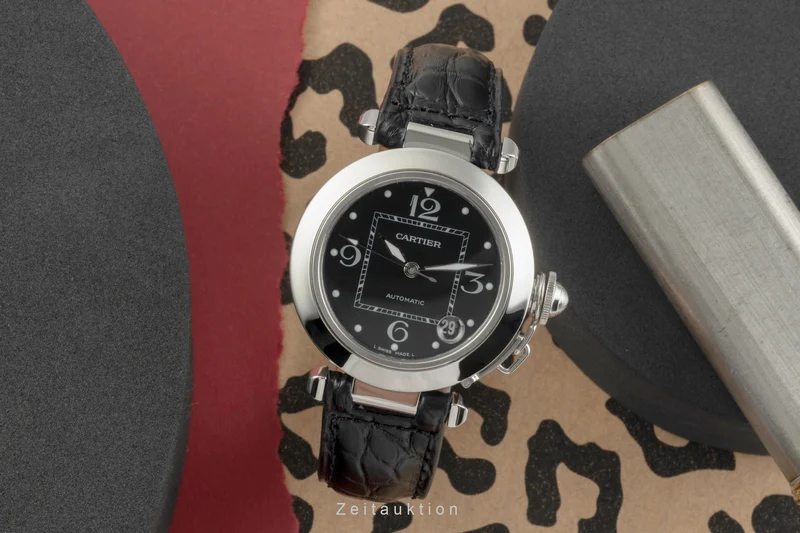 Cartier Pasha steel automatic men's watch W3106099, 2324 [2504655]