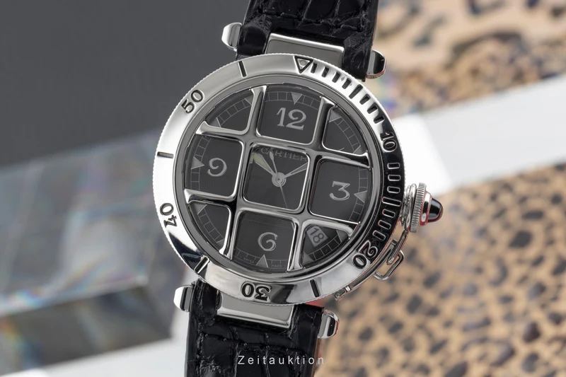 Cartier Pasha steel automatic men's watch W3106255, 2379 [2504017]