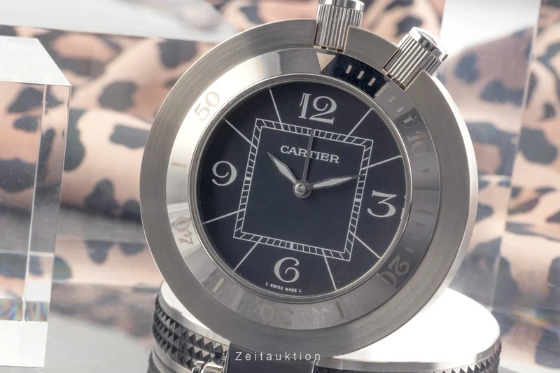 Cartier Pasha steel quartz unisex W0100058 [2504608]