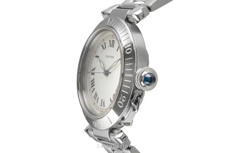 Cartier Pasha steel automatic men's watch W31005H3 [2504480]
