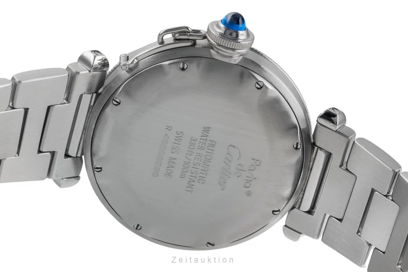 Cartier Pasha steel automatic men's watch W31005H3 [2504480]