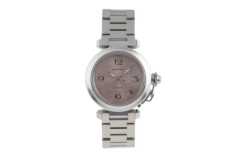 Cartier Pasha steel automatic women's watch W31075M7 [2504431]