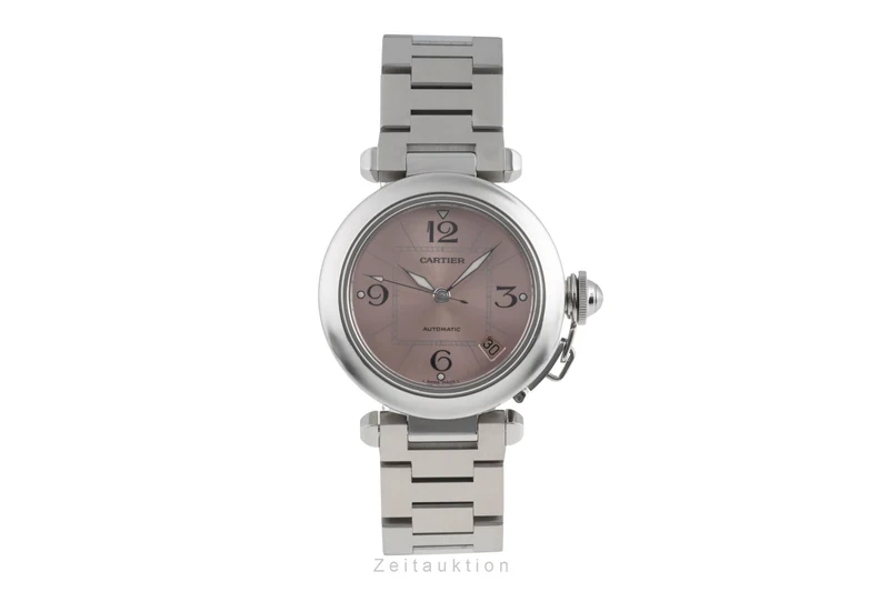 Cartier Pasha steel automatic women's watch W31075M7 [2504431]