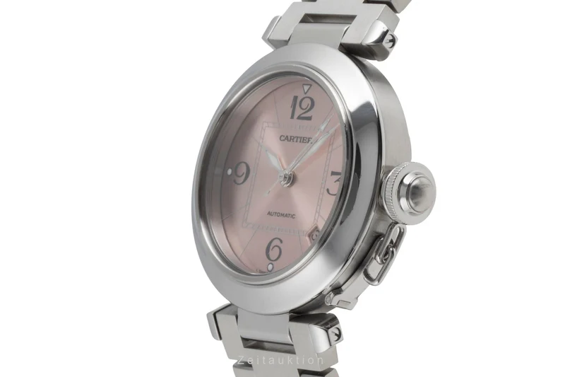 Cartier Pasha steel automatic women's watch W31075M7 [2504431]