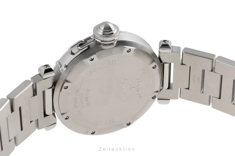 Cartier Pasha steel automatic women's watch W31075M7 [2504431]