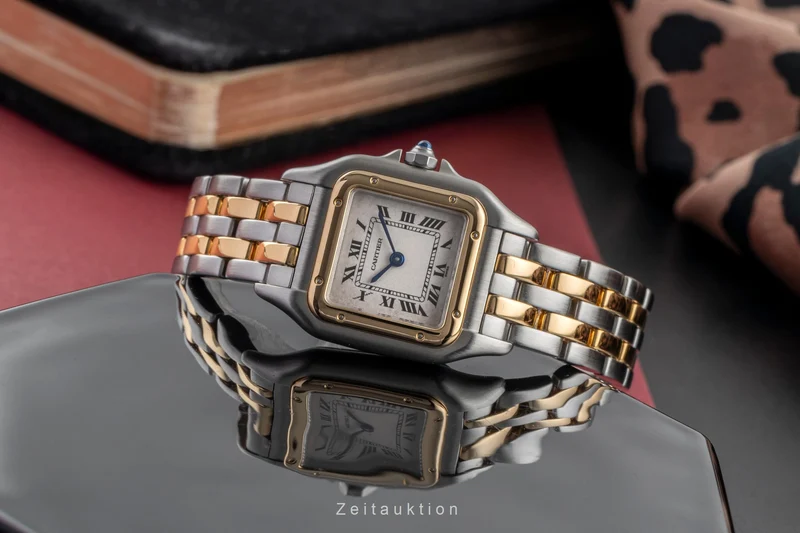 Cartier Panthere steel / gold quartz women's watch W25029B6, 1120 [2504119]