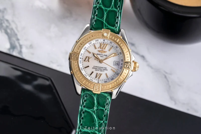 Breitling Cockpit steel / gold quartz women's watch D67365 [2504428]