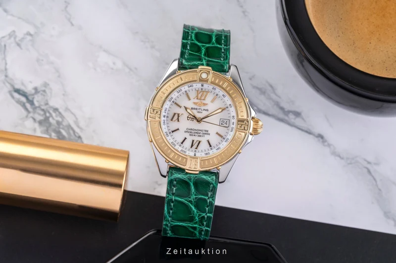 Breitling Cockpit steel / gold quartz women's watch D67365 [2504428]
