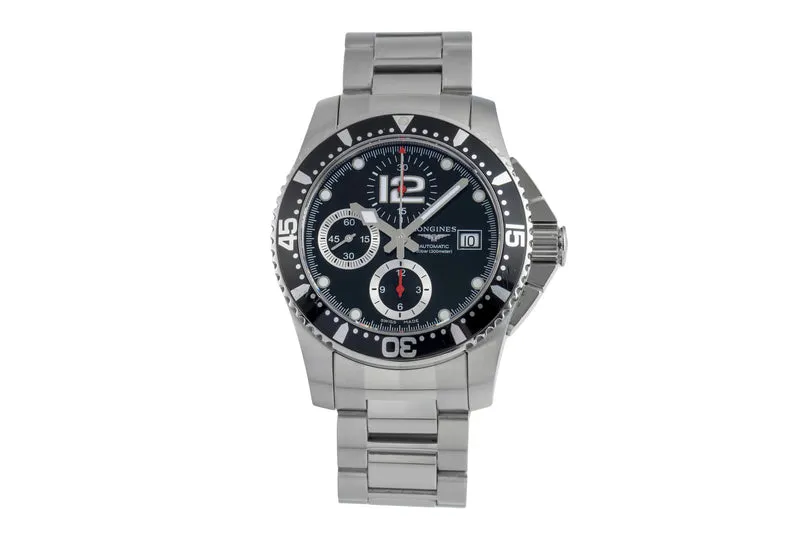 Longines Hydro Conquest chronograph steel automatic men's watch L3.644.4.56.6 [2504333]