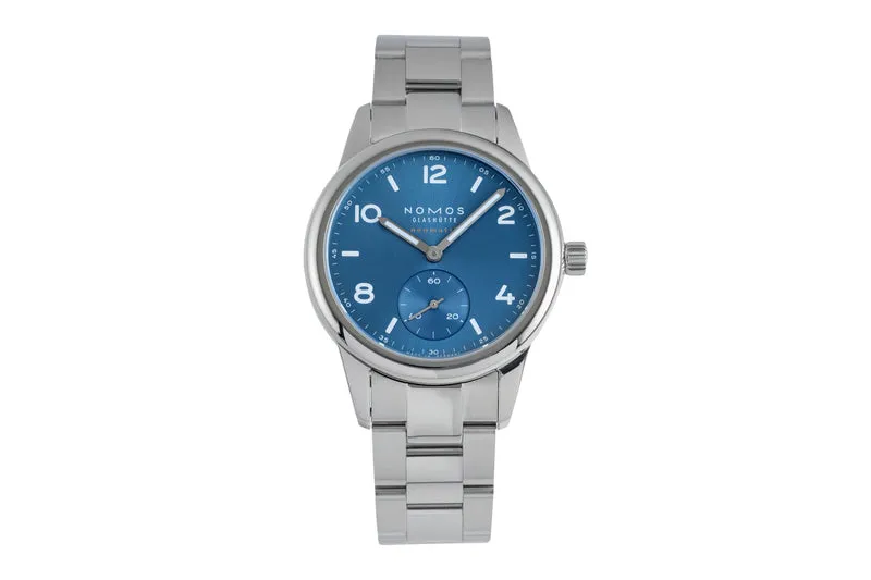 Nomos Club steel automatic men's watch 750 LP: 3100EUR [2505285]