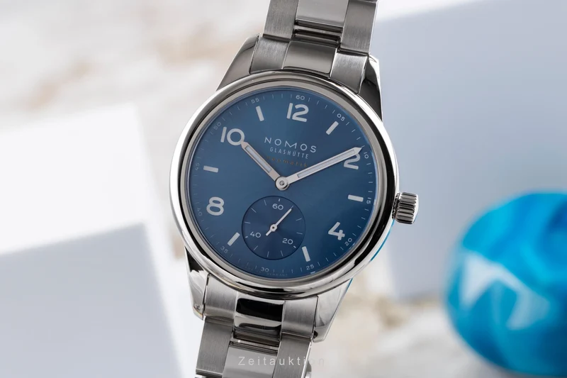 Nomos Club steel automatic men's watch 750 LP: 3100EUR [2505285]