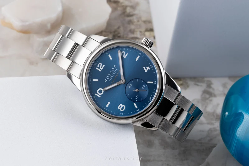 Nomos Club steel automatic men's watch 750 LP: 3100EUR [2505285]