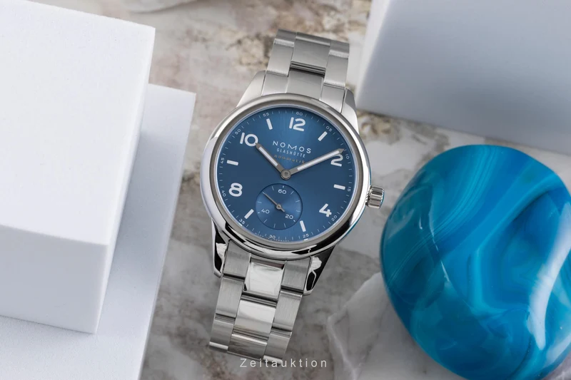 Nomos Club steel automatic men's watch 750 LP: 3100EUR [2505285]