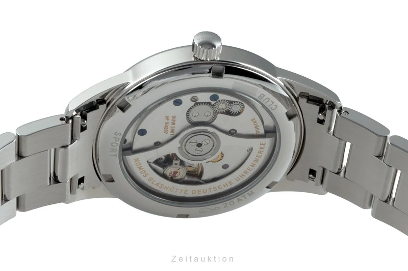 Nomos Club steel automatic men's watch 750 LP: 3100EUR [2505285]