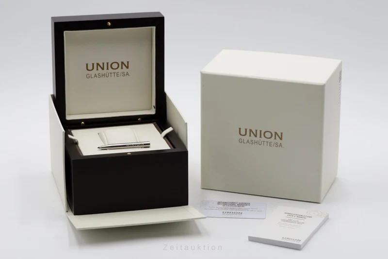 Union Glashütte Noramis chronograph steel automatic men's watch D012.427.16.037.01 LP: 3350EUR [2505107]
