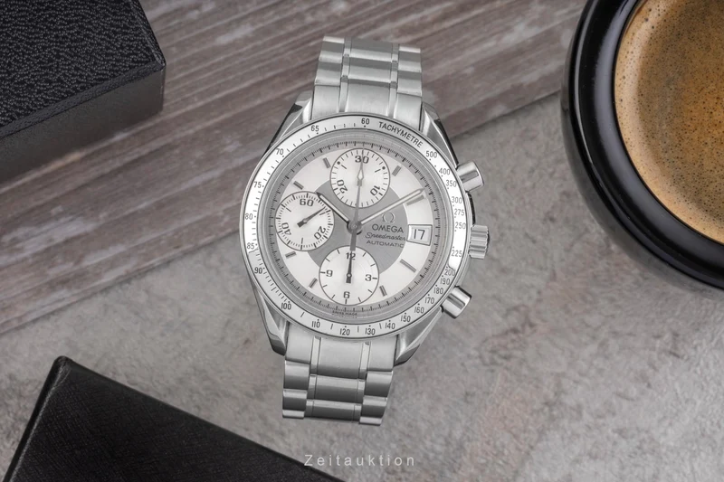 Omega Speedmaster Date chronograph steel automatic men's watch 3513.30.00 LP: 6100EUR [2504278]