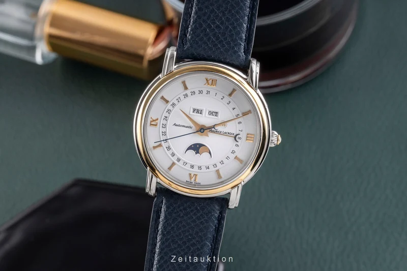 Maurice Lacroix Masterpiece steel / gold automatic men's watch 37757 [2505229]