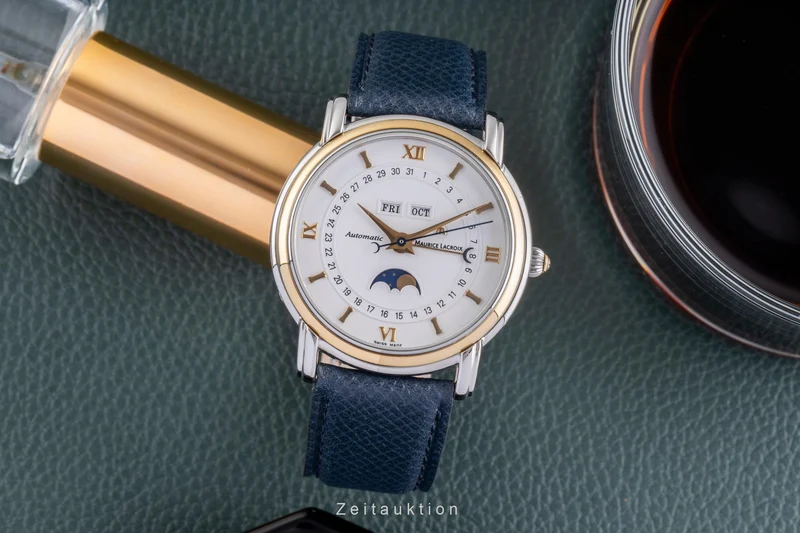 Maurice Lacroix Masterpiece steel / gold automatic men's watch 37757 [2505229]