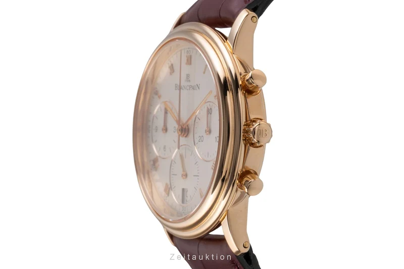 Blancpain Villeret chronograph 18 ct gold automatic men's watch 1185-1418-55 [2503934]
