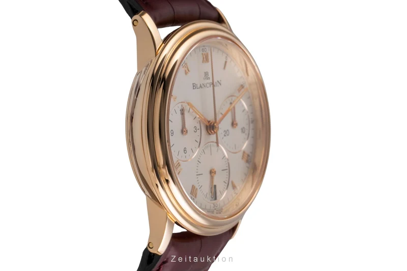 Blancpain Villeret chronograph 18 ct gold automatic men's watch 1185-1418-55 [2503934]