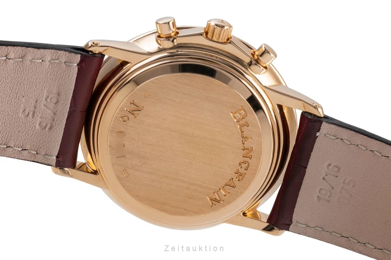 Blancpain Villeret chronograph 18 ct gold automatic men's watch 1185-1418-55 [2503934]