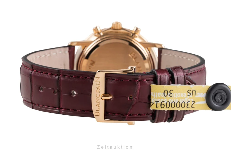 Blancpain Villeret chronograph 18 ct gold automatic men's watch 1185-1418-55 [2503934]