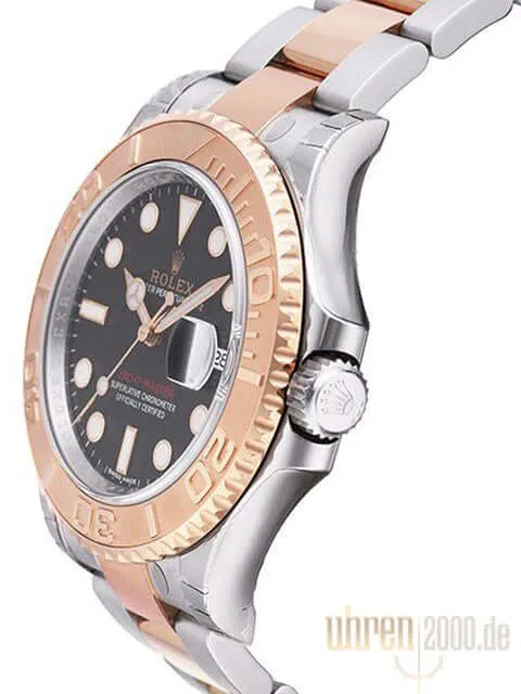 Rolex Yacht-Master 40 Edelstahl Everose-Gold 116621 Schwarz
