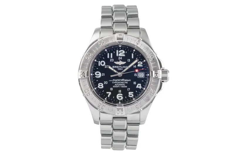 Breitling Superocean steel automatic men's watch A17360 LP: 5300EUR [2504440]