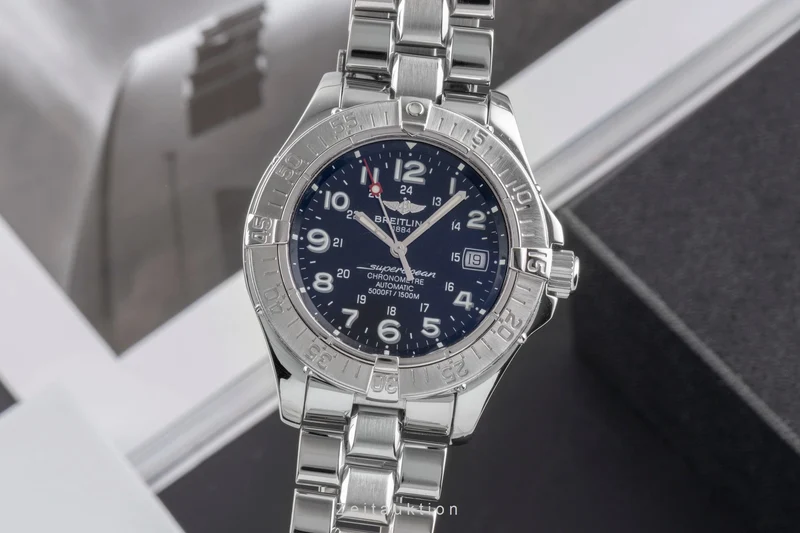 Breitling Superocean steel automatic men's watch A17360 LP: 5300EUR [2504440]